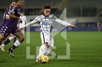 2021-02-05 - Lautaro Martinez of FC Internazionale in action - ACF FIORENTINA VS FC INTERNAZIONALE - ITALIAN SERIE A - SOCCER