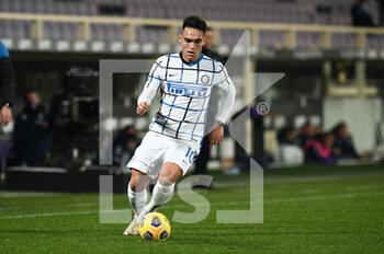 2021-02-05 - Lautaro Martinez of FC Internazionale in action - ACF FIORENTINA VS FC INTERNAZIONALE - ITALIAN SERIE A - SOCCER