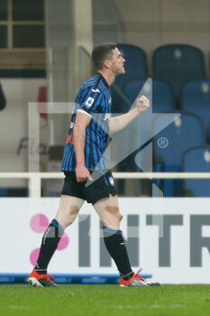 2021-02-06 - Robin Gosens (Atalanta) celebrates after scoring the second goal of the match - ATALANTA BC VS TORINO FC - ITALIAN SERIE A - SOCCER