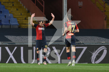 2021-02-06 - Goran Pandev (Genoa), celebrates after scoring a goal - GENOA CFC VS SSC NAPOLI - ITALIAN SERIE A - SOCCER