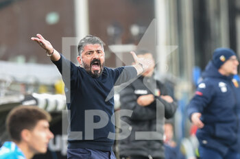 2021-02-06 - Gennaro Gattuso (Napoli) , head coach - GENOA CFC VS SSC NAPOLI - ITALIAN SERIE A - SOCCER
