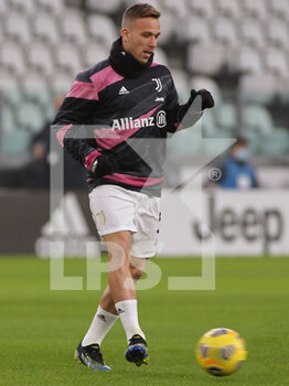 2021-02-06 - Melo Arthur (Juventus FC) during warm up - JUVENTUS FC VS AS ROMA - ITALIAN SERIE A - SOCCER