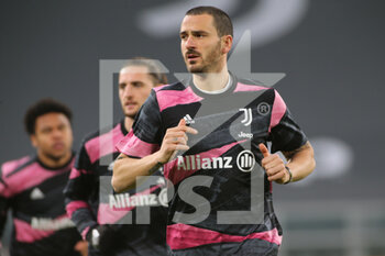 2021-02-06 - Leonardo Bonucci (Juventus FC) during warm up - JUVENTUS FC VS AS ROMA - ITALIAN SERIE A - SOCCER