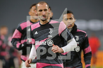 2021-02-06 - Giorgio Chiellini (Juventus FC) during warm up - JUVENTUS FC VS AS ROMA - ITALIAN SERIE A - SOCCER