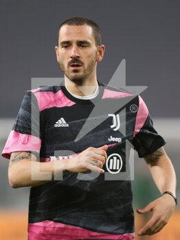 2021-02-06 - Leonardo Bonucci (Juventus FC) during warm up - JUVENTUS FC VS AS ROMA - ITALIAN SERIE A - SOCCER