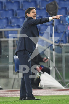 2021-02-07 - Head Coach Simone Inzaghi of SS Lazio gestures - SS LAZIO VS CAGLIARI CALCIO - ITALIAN SERIE A - SOCCER