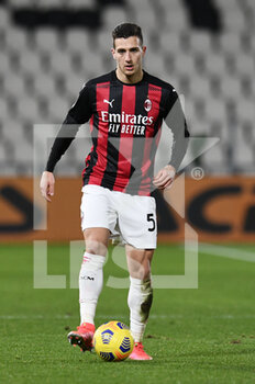 2021-02-13 - Diego Dalot of AC Milan in action - SPEZIA CALCIO VS AC MILAN - ITALIAN SERIE A - SOCCER