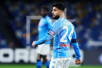 2021-02-13 - Lorenzo Insigne of Napoli reacts during the Italian championship Serie A football match between SSC Napoli and Juventus FC on February 13, 2021 at Diego Armando Maradona Stadium in Naples, Italy - Photo Federico Proietti / DPPI - SSC NAPOLI AND JUVENTUS FC - ITALIAN SERIE A - SOCCER