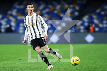 2021-02-13 - Cristiano Ronaldo of Juventus in action during the Italian championship Serie A football match between SSC Napoli and Juventus FC on February 13, 2021 at Diego Armando Maradona Stadium in Naples, Italy - Photo Federico Proietti / DPPI - SSC NAPOLI AND JUVENTUS FC - ITALIAN SERIE A - SOCCER