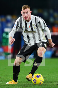 2021-02-13 - Dejan Kulusevski of Juventus in action during the Italian championship Serie A football match between SSC Napoli and Juventus FC on February 13, 2021 at Diego Armando Maradona Stadium in Naples, Italy - Photo Federico Proietti / DPPI - SSC NAPOLI AND JUVENTUS FC - ITALIAN SERIE A - SOCCER