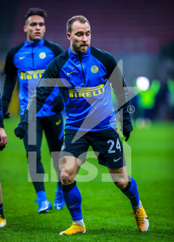 2021-02-14 - Christian Eriksen of FC Internazionale warms up - FC INTERNAZIONALE VS SS LAZIO  - ITALIAN SERIE A - SOCCER