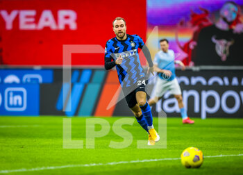 2021-02-14 - Christian Eriksen of FC Internazionale in action - FC INTERNAZIONALE VS SS LAZIO  - ITALIAN SERIE A - SOCCER
