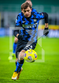 2021-02-14 - Nicolo Barella of FC Internazionale in action - FC INTERNAZIONALE VS SS LAZIO  - ITALIAN SERIE A - SOCCER