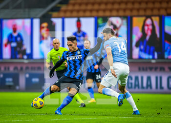 2021-02-14 - Lautaro Martínez of FC Internazionale in action - FC INTERNAZIONALE VS SS LAZIO  - ITALIAN SERIE A - SOCCER