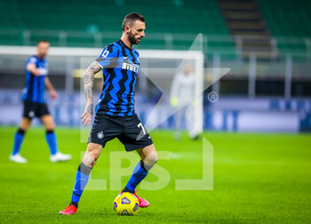 2021-02-14 - Marcelo Brozovic of FC Internazionale in action - FC INTERNAZIONALE VS SS LAZIO  - ITALIAN SERIE A - SOCCER