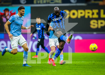 2021-02-14 - Romelu Lukaku of FC Internazionale scores a goal - FC INTERNAZIONALE VS SS LAZIO  - ITALIAN SERIE A - SOCCER