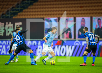 2021-02-14 - Ciro Immobile of SS Lazio in action - FC INTERNAZIONALE VS SS LAZIO  - ITALIAN SERIE A - SOCCER