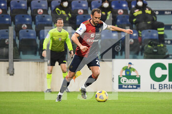 2021-02-19 - Diego Godin of Cagliari Calcio - CAGLIARI VS TORINO - ITALIAN SERIE A - SOCCER