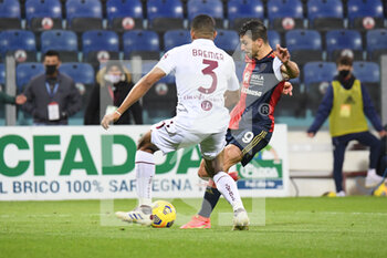 2021-02-19 - Giovanni Simeone of Cagliari Calcio - CAGLIARI VS TORINO - ITALIAN SERIE A - SOCCER