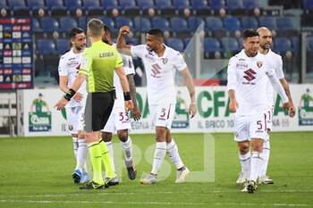 2021-02-19 - Bremer of Torino, Esultanza, Celebration after scoring goal - CAGLIARI VS TORINO - ITALIAN SERIE A - SOCCER