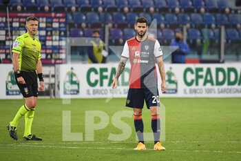 2021-02-19 - Gaston Pereiro of Cagliari Calcio - CAGLIARI VS TORINO - ITALIAN SERIE A - SOCCER