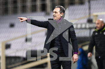 2021-02-19 - Cesare Prandelli coach of ACF Fiorentina gestures - ACF FIORENTINA VS SPEZIA CALCIO - ITALIAN SERIE A - SOCCER