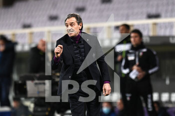 2021-02-19 - Cesare Prandelli coach of ACF Fiorentina gestures - ACF FIORENTINA VS SPEZIA CALCIO - ITALIAN SERIE A - SOCCER