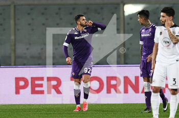 2021-02-19 - Valentin Eysseric of ACF Fiorentina scores a goal - ACF FIORENTINA VS SPEZIA CALCIO - ITALIAN SERIE A - SOCCER