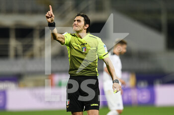 2021-02-19 - Giampaolo Calvarese referee during the match - ACF FIORENTINA VS SPEZIA CALCIO - ITALIAN SERIE A - SOCCER