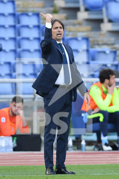 2021-02-20 - Head Coach Simone Inzaghi of SS Lazio gestures - SS LAZIO VS UC SAMPDORIA - ITALIAN SERIE A - SOCCER