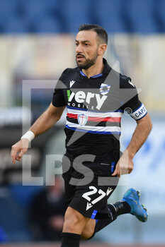 2021-02-20 - Fabio Quagliarella of Sampdoria in Action - SS LAZIO VS UC SAMPDORIA - ITALIAN SERIE A - SOCCER
