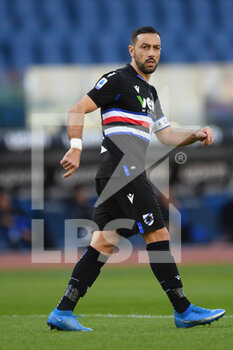 2021-02-20 - Fabio Quagliarella of Sampdoria in Action - SS LAZIO VS UC SAMPDORIA - ITALIAN SERIE A - SOCCER