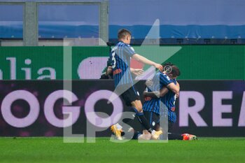 2021-02-21 - Robin Gosens (Atalanta) celebrates after scoring the leading goal - ATALANTA BC VS SSC NAPOLI - ITALIAN SERIE A - SOCCER