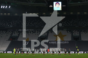 2021-02-22 - Silence for Mauro Bellugi - JUVENTUS FC VS FC CROTONE - ITALIAN SERIE A - SOCCER
