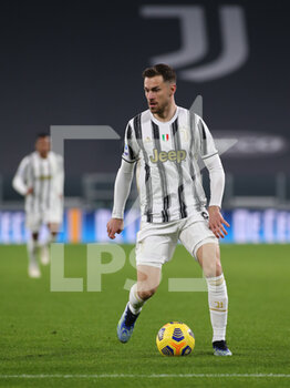 2021-02-22 - Aaron Ramsey (Juventus FC) - JUVENTUS FC VS FC CROTONE - ITALIAN SERIE A - SOCCER