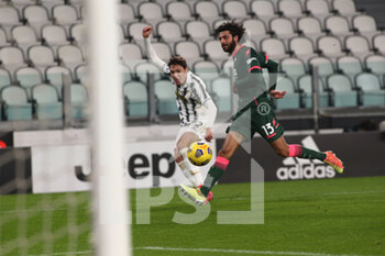 2021-02-22 - Federico Chiesa (Juventus FC) in action - JUVENTUS FC VS FC CROTONE - ITALIAN SERIE A - SOCCER