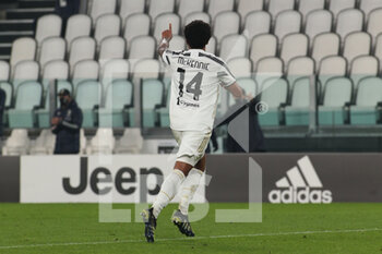 2021-02-22 - Weston McKennie (Juventus FC) celebrates the goal - JUVENTUS FC VS FC CROTONE - ITALIAN SERIE A - SOCCER