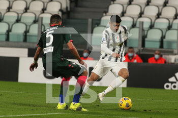 2021-02-22 - Alvaro Morata (Juventus FC) in action - JUVENTUS FC VS FC CROTONE - ITALIAN SERIE A - SOCCER