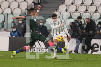 2021-02-22 - Alvaro Morata (Juventus FC) in action - JUVENTUS FC VS FC CROTONE - ITALIAN SERIE A - SOCCER