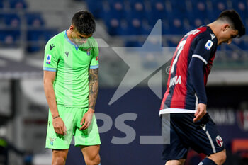 2021-02-27 - Disappointment, frustration of Carlos Joaquin Correa (Lazio) - BOLOGNA FC VS SS LAZIO - ITALIAN SERIE A - SOCCER