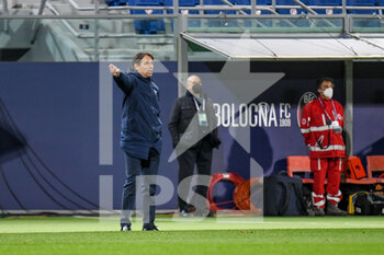 2021-02-27 - Simone Inzaghi (Coach SS Lazio) gestures - BOLOGNA FC VS SS LAZIO - ITALIAN SERIE A - SOCCER
