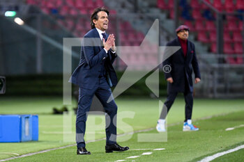 2021-02-27 - Simone Inzaghi (Coach SS Lazio) gestures - BOLOGNA FC VS SS LAZIO - ITALIAN SERIE A - SOCCER