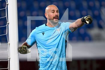 2021-02-27 - Jose' Manuel Reina Paez (Lazio) gestures - BOLOGNA FC VS SS LAZIO - ITALIAN SERIE A - SOCCER