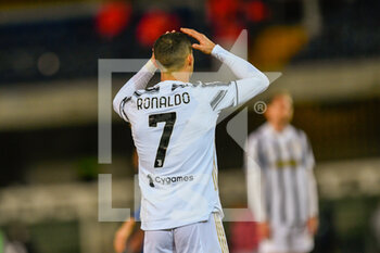 2021-02-27 - delusione di Cristiano Ronaldo (Juventus FC) - HELLAS VERONA VS JUVENTUS - ITALIAN SERIE A - SOCCER