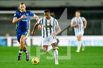 2021-02-27 - Alex Sandro (Juventus FC) - HELLAS VERONA VS JUVENTUS FC - ITALIAN SERIE A - SOCCER