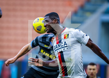 2021-02-28 - Cristian Zapata of Genoa CFC in action - FC INTERNAZIONALE VS GENOA CFC - ITALIAN SERIE A - SOCCER