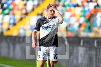 2021-02-28 - Disappointment, frustration of Jens Stryger Larsen (Udinese) - UDINESE CALCIO VS ACF FIORENTINA - ITALIAN SERIE A - SOCCER