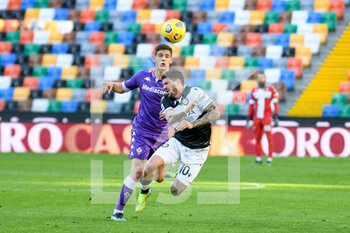 2021-02-28 - Foul of Gaetano Castrovilli (Fiorentina) on Rodrigo De Paul (Udinese) - UDINESE CALCIO VS ACF FIORENTINA - ITALIAN SERIE A - SOCCER