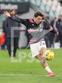 2021-03-02 - Federico Chiesa (Juventus FC) during warm-up - JUVENTUS FC VS SPEZIA CALCIO - ITALIAN SERIE A - SOCCER