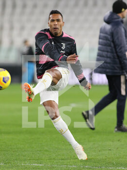 2021-03-02 - Alex Sandro Lobo Silva (Juventus FC) during warm-up - JUVENTUS FC VS SPEZIA CALCIO - ITALIAN SERIE A - SOCCER